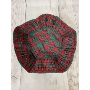 Longaberger Festive Plaid Basket Liner